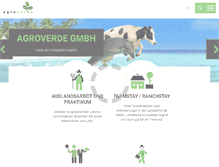 Tablet Screenshot of agroverde.ch